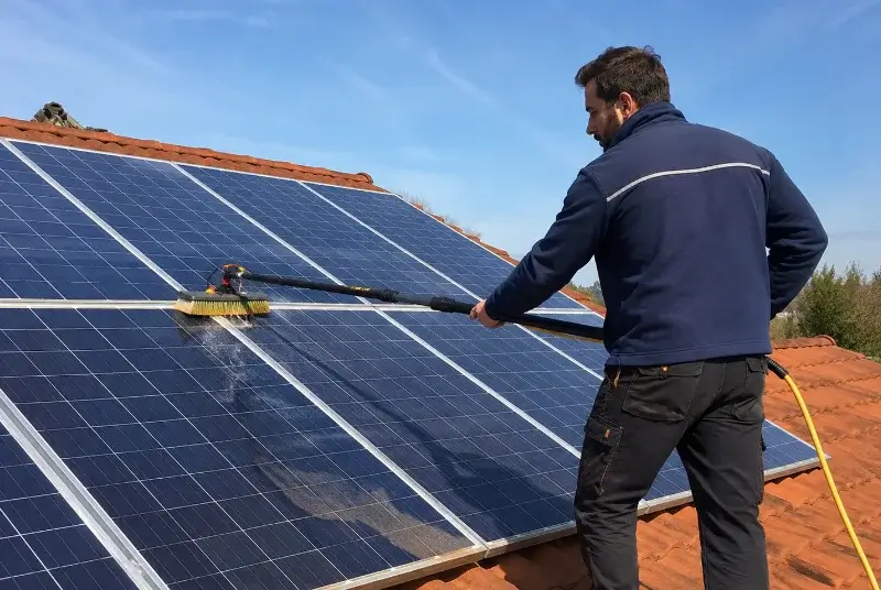 Nettoyage et entretien de panneaux solaires à Cerdon